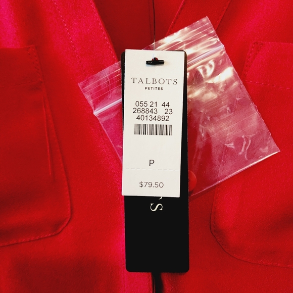 Talbots Button Down Blouse - Picture 4 of 8